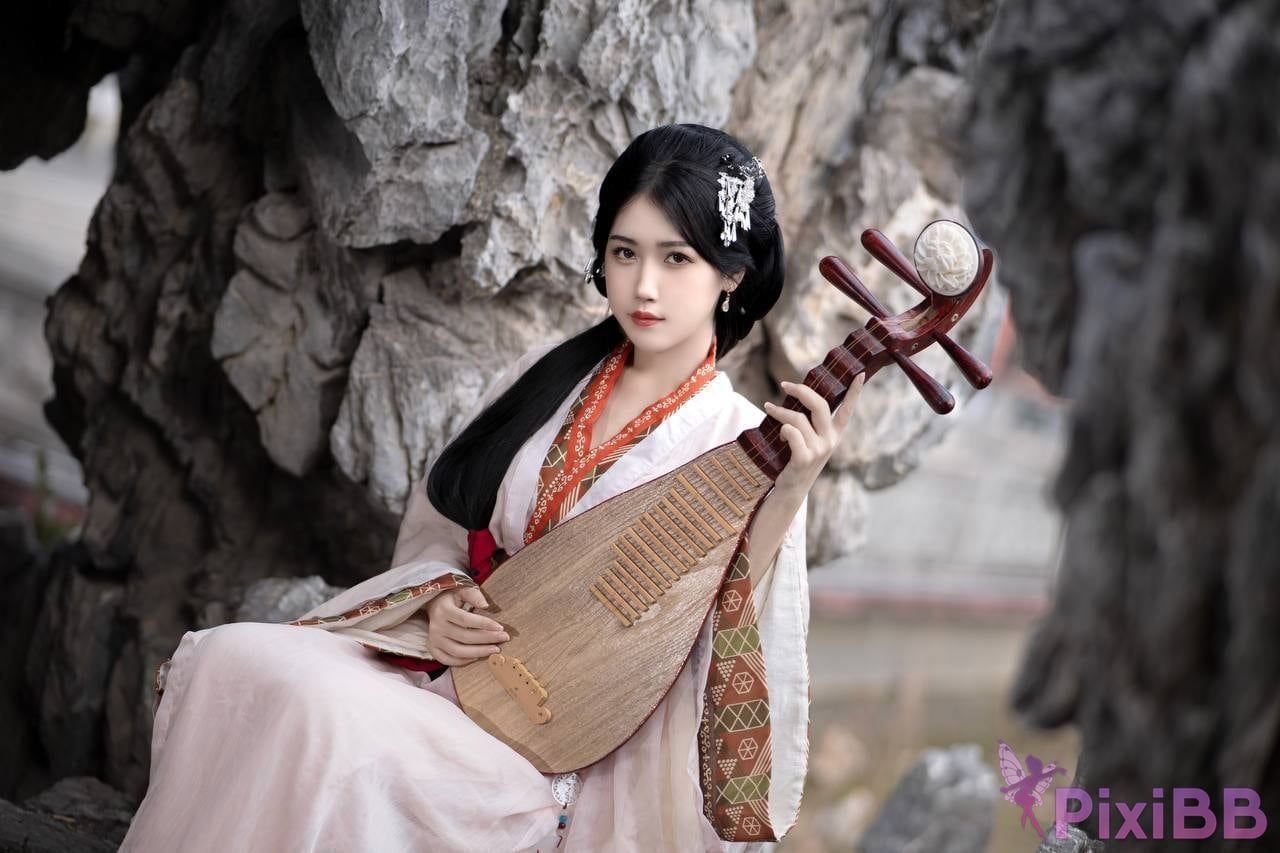 OtherXXX dumb cat m B Standing Silk Feet Royal Sister Goddess Contrast the ancient style of Hanfu coser Captains Benefits PixiBB.COM 096