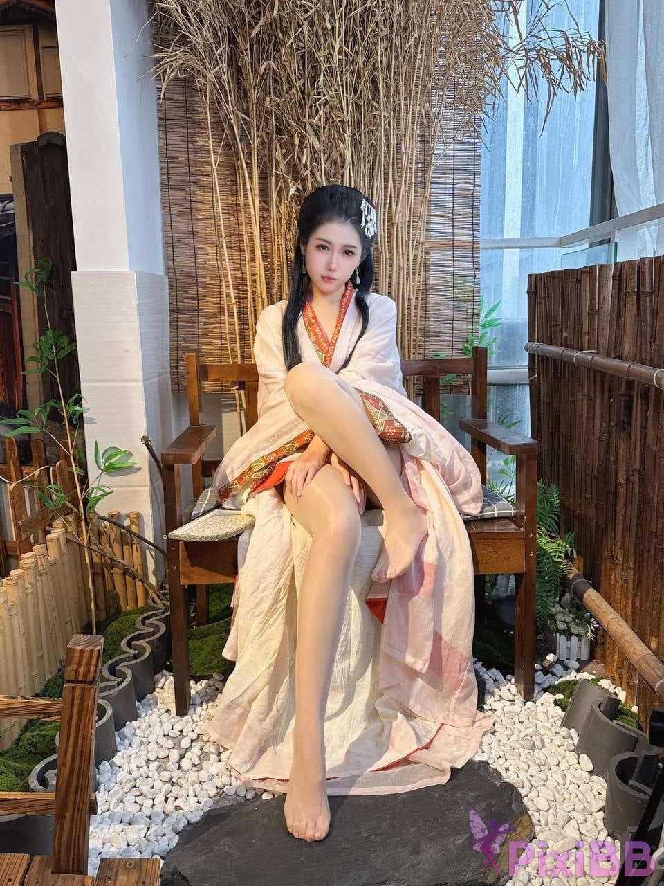 OtherXXX dumb cat m B Standing Silk Feet Royal Sister Goddess Contrast the ancient style of Hanfu coser Captains Benefits PixiBB.COM 110