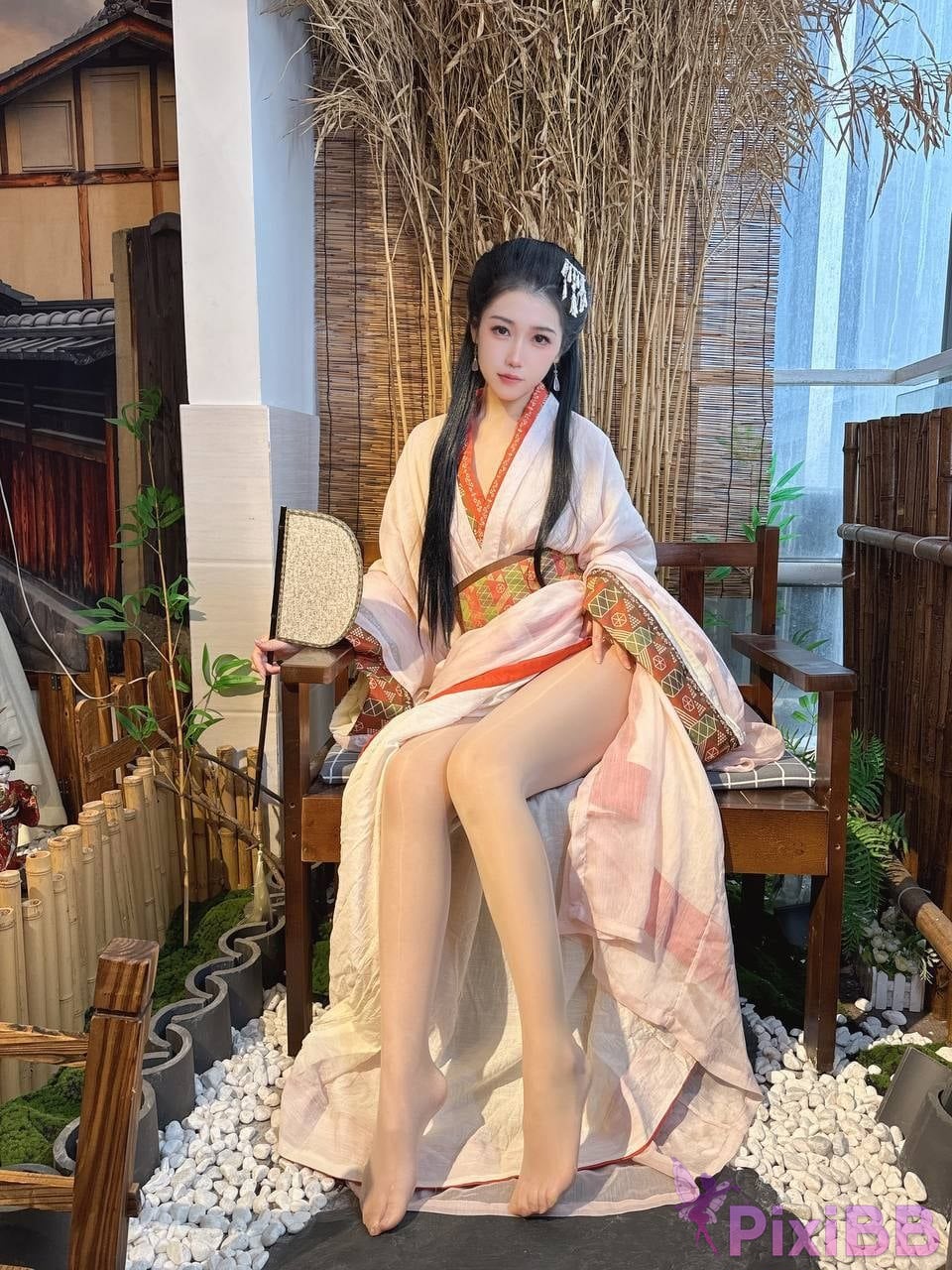 OtherXXX dumb cat m B Standing Silk Feet Royal Sister Goddess Contrast the ancient style of Hanfu coser Captains Benefits PixiBB.COM 112