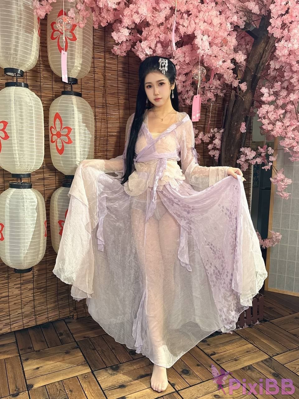 OtherXXX dumb cat m B Standing Silk Feet Royal Sister Goddess Contrast the ancient style of Hanfu coser Captains Benefits PixiBB.COM 116