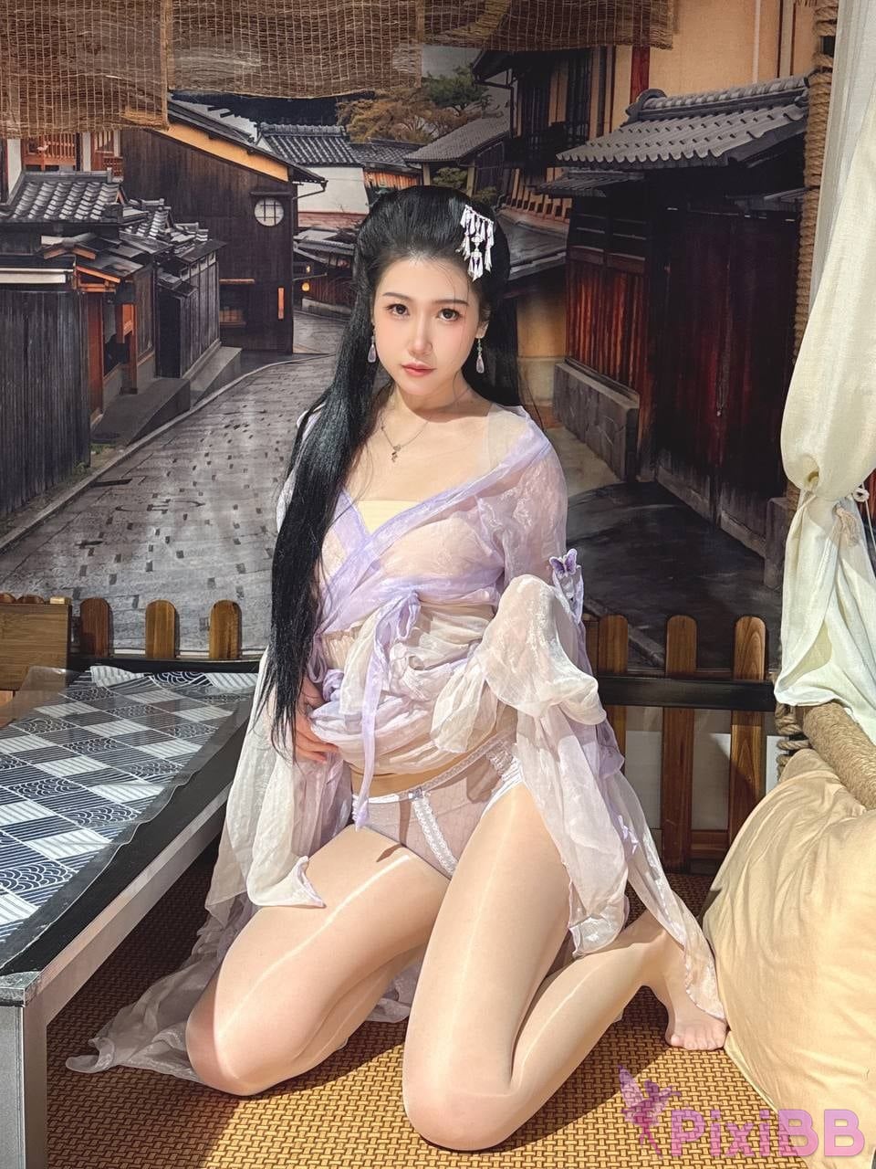 OtherXXX dumb cat m B Standing Silk Feet Royal Sister Goddess Contrast the ancient style of Hanfu coser Captains Benefits PixiBB.COM 123