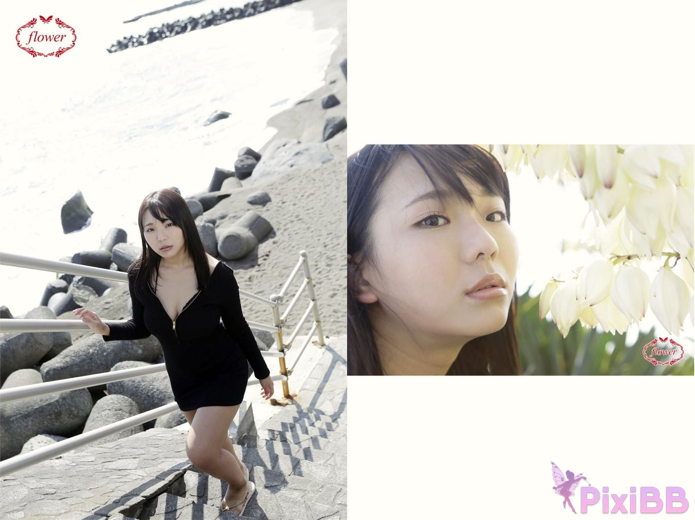 Japanese Idol Inaba Ruka Riri Haruka FLOWER Digital Photo Book Vol.01 PixiBB.COM 012