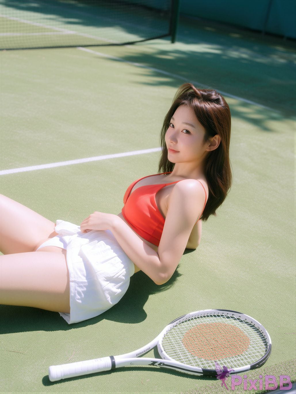 AI Enhanced Sehee Choi Tennis PixiBB.COM 025