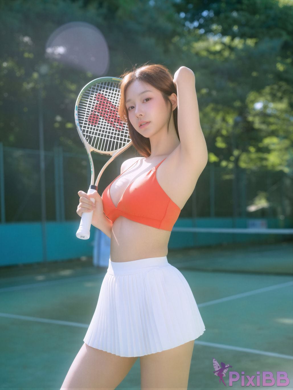 AI Enhanced Sehee Choi Tennis PixiBB.COM 040