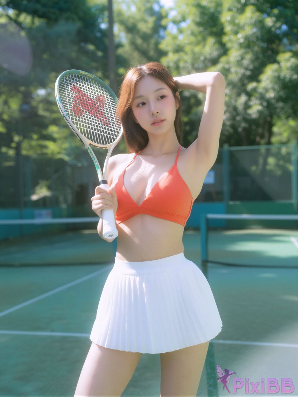 AI Enhanced Sehee Choi Tennis PixiBB.COM 041