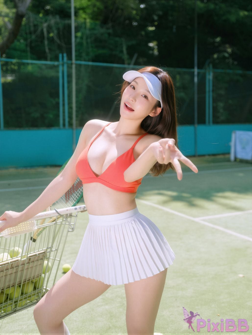 AI Enhanced Sehee Choi Tennis PixiBB.COM 042