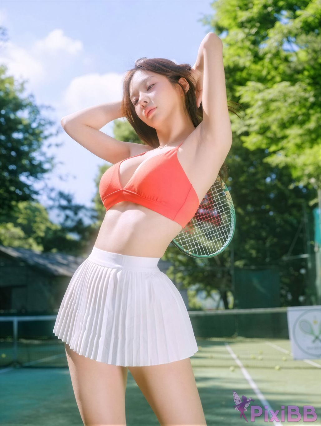 AI Enhanced Sehee Choi Tennis PixiBB.COM 099