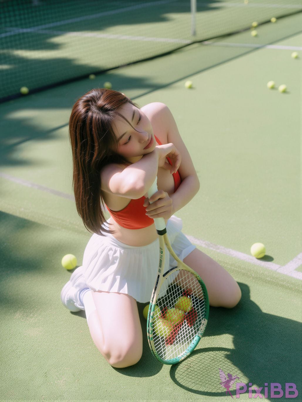 AI Enhanced Sehee Choi Tennis PixiBB.COM 118