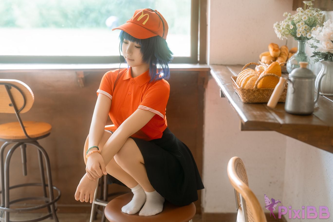 Cosplayer Iron hand calls the beast Mushroom head Hinata privately owned PixiBB.COM 010