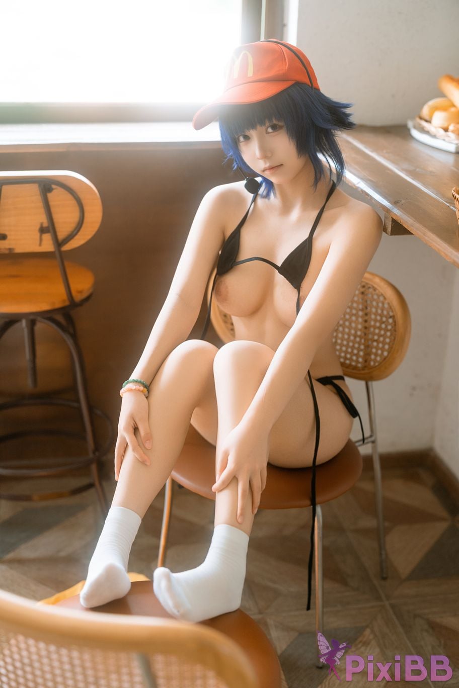 Cosplayer Iron hand calls the beast Mushroom head Hinata privately owned PixiBB.COM 017