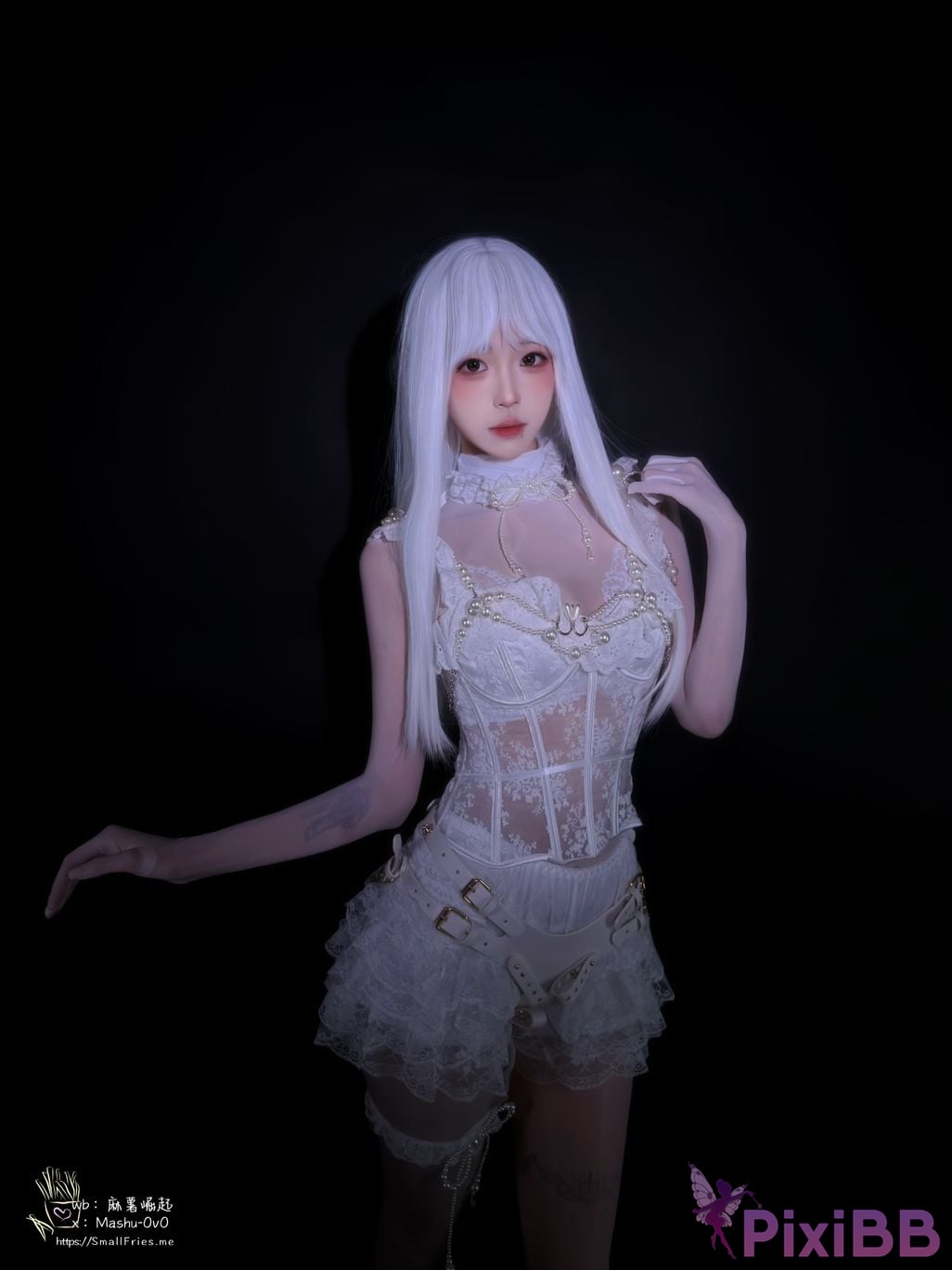 Cosplayer Mochi is delicious holy transgression PixiBB.COM 045