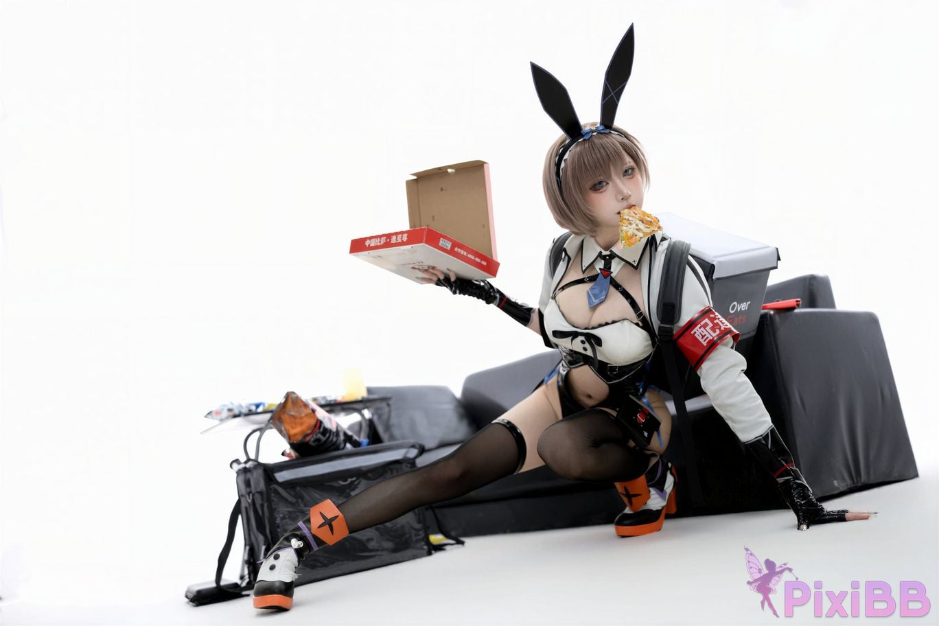 Cosplayer Zhiyue Etsu ko Takeaway Rabbit PixiBB.COM 047