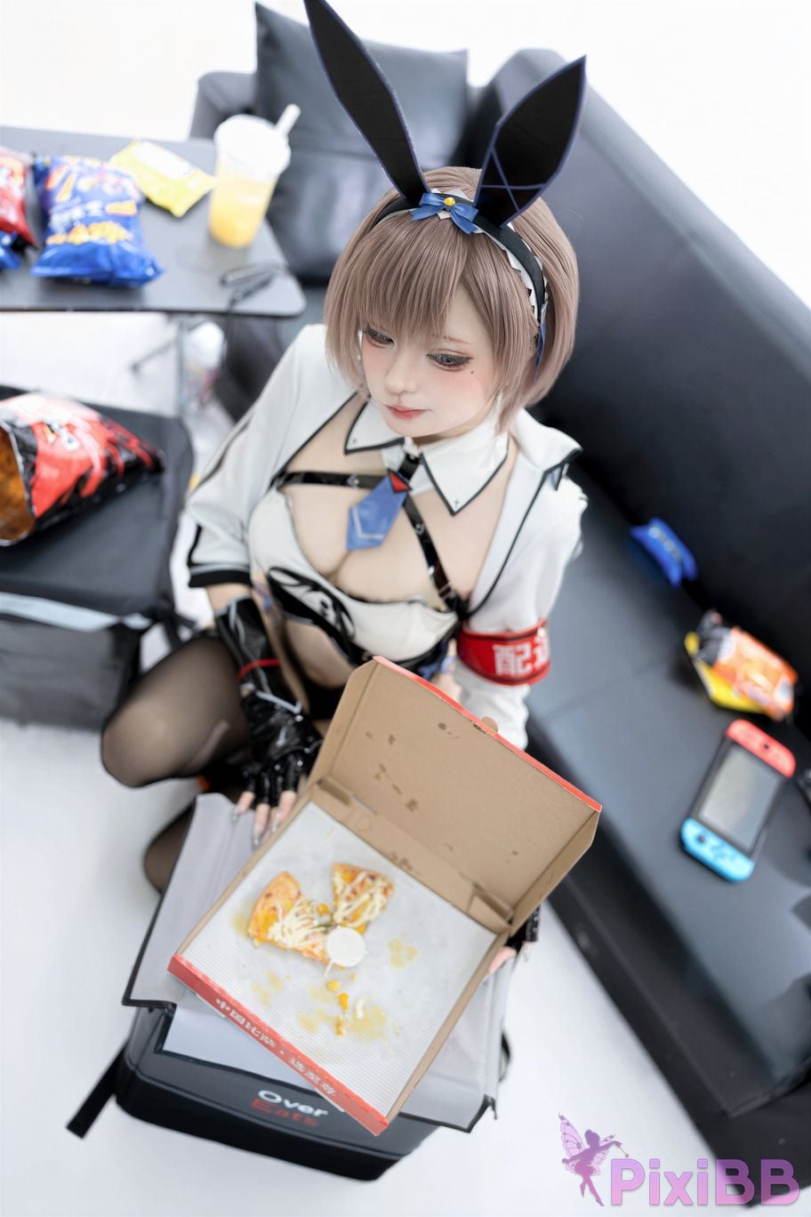 Cosplayer Zhiyue Etsu ko Takeaway Rabbit PixiBB.COM 048