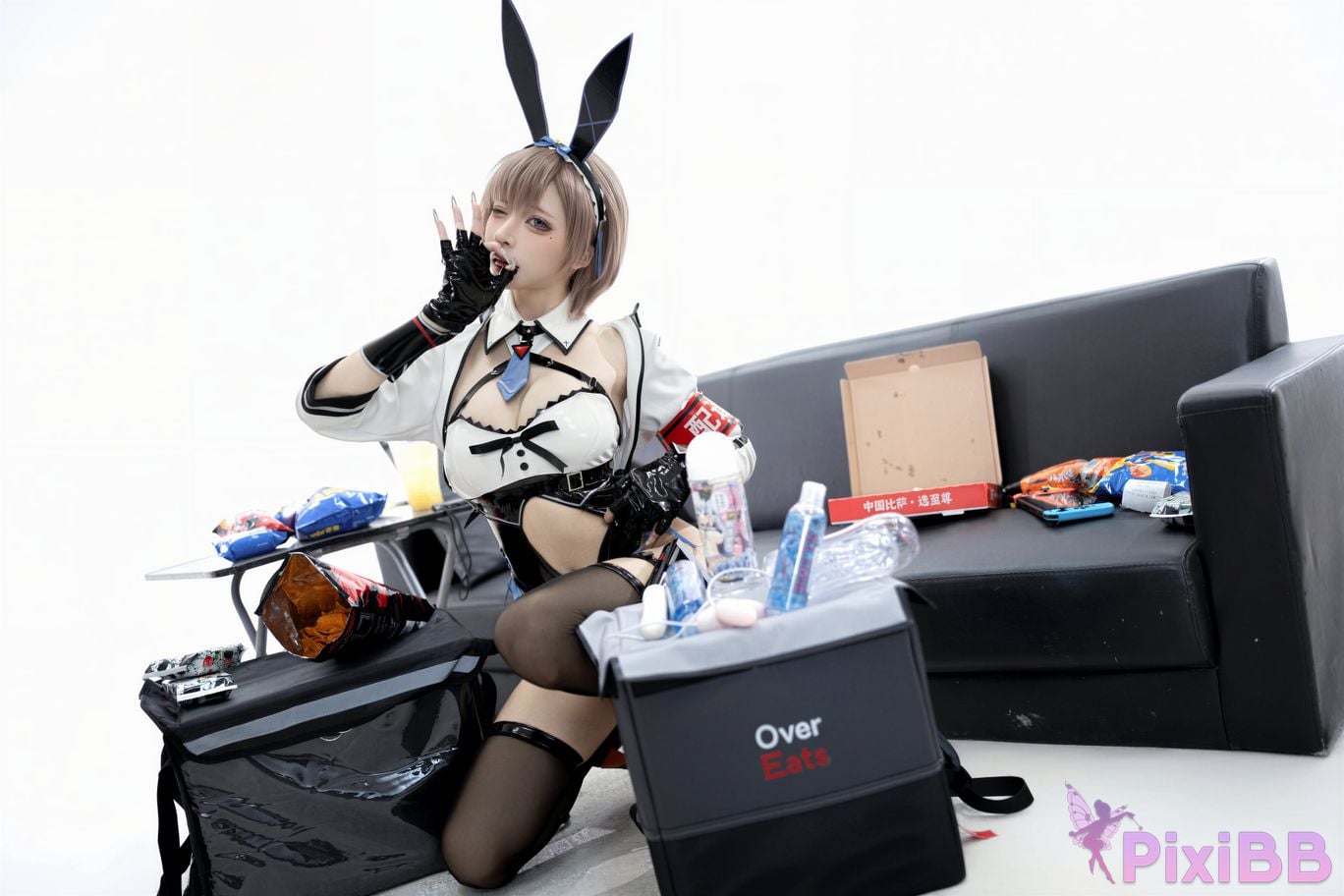 Cosplayer Zhiyue Etsu ko Takeaway Rabbit PixiBB.COM 053