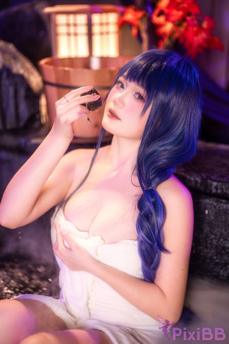 Cosplayer Xiaoyukiko small fish Inazuma Onsen PixiBB.COM 003