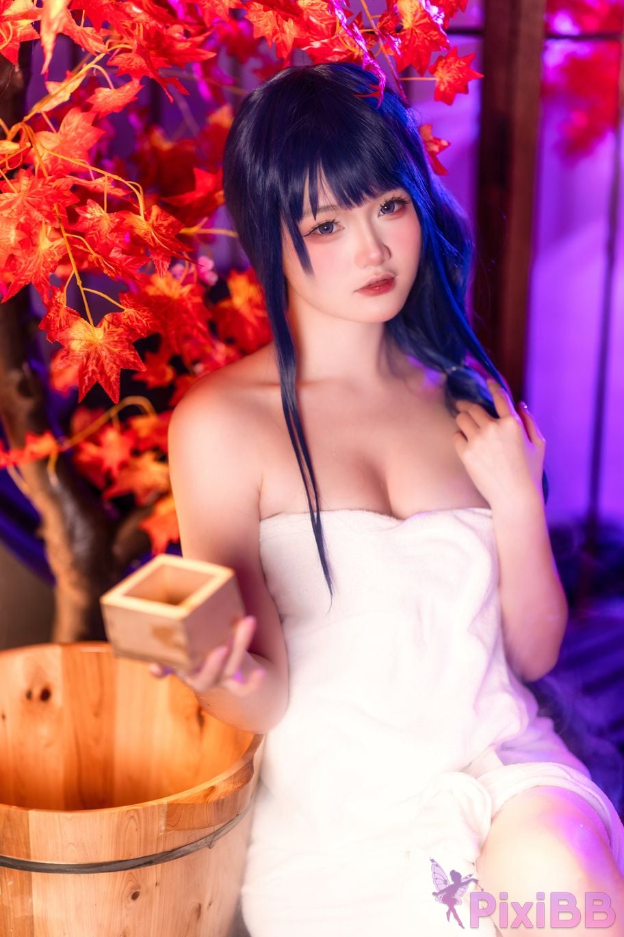 Cosplayer Xiaoyukiko small fish Inazuma Onsen PixiBB.COM 006