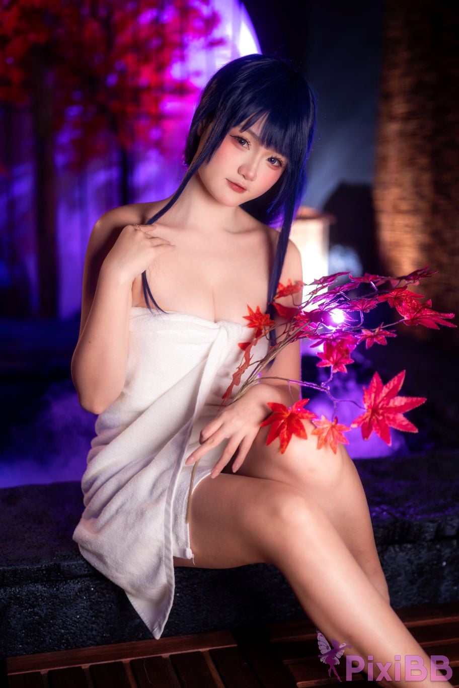 Cosplayer Xiaoyukiko small fish Inazuma Onsen PixiBB.COM 008