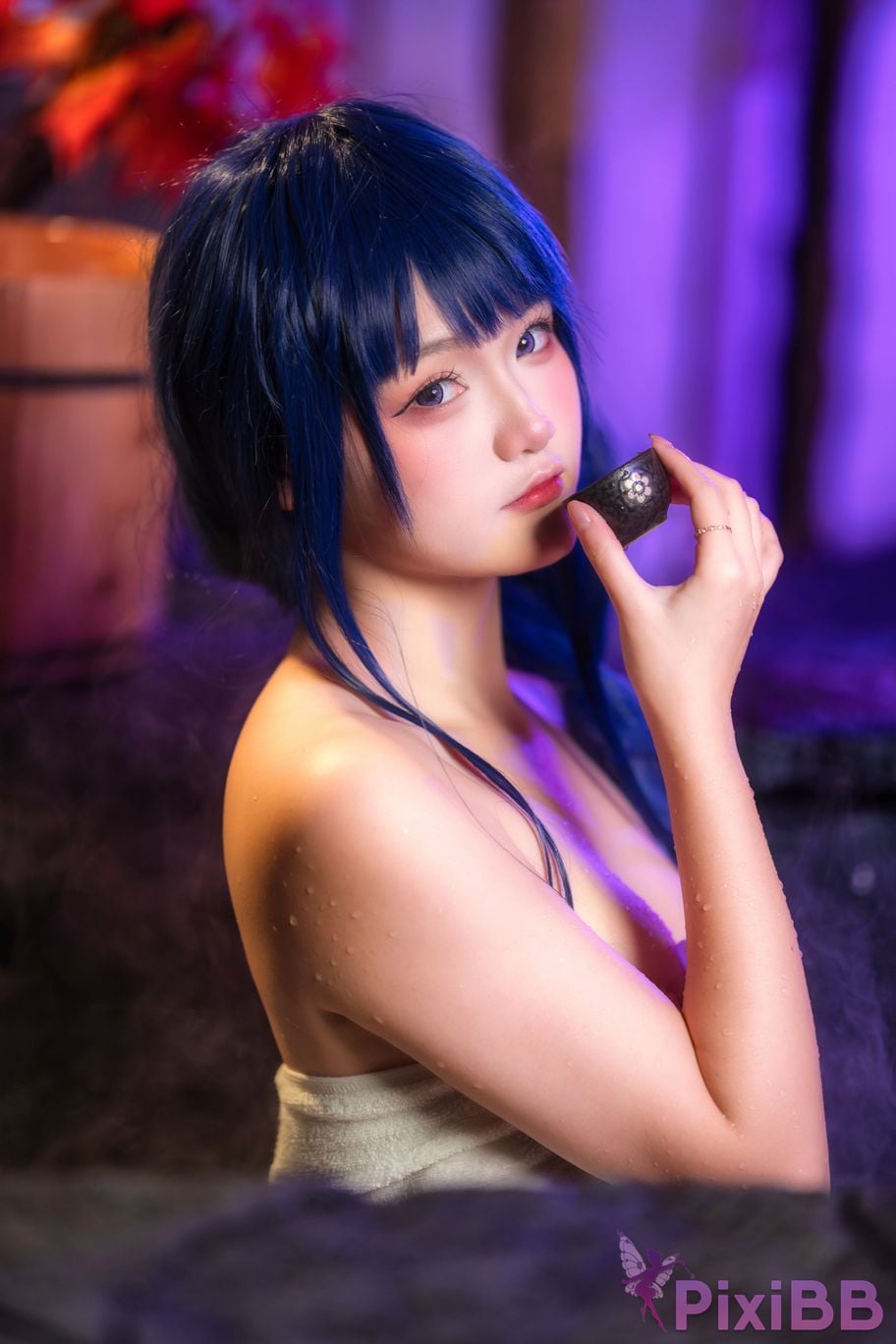 Cosplayer Xiaoyukiko small fish Inazuma Onsen PixiBB.COM 011