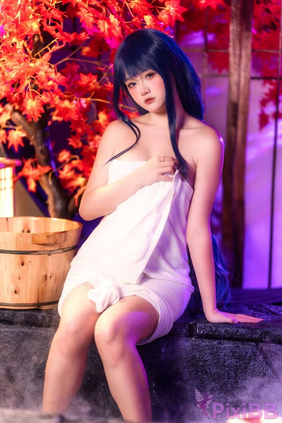 Cosplayer Xiaoyukiko small fish Inazuma Onsen PixiBB.COM 014