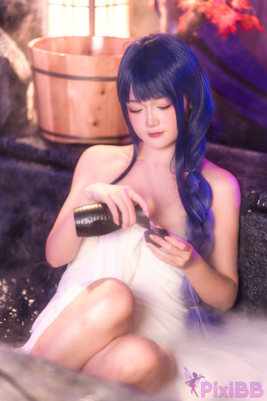 Cosplayer Xiaoyukiko small fish Inazuma Onsen PixiBB.COM 015