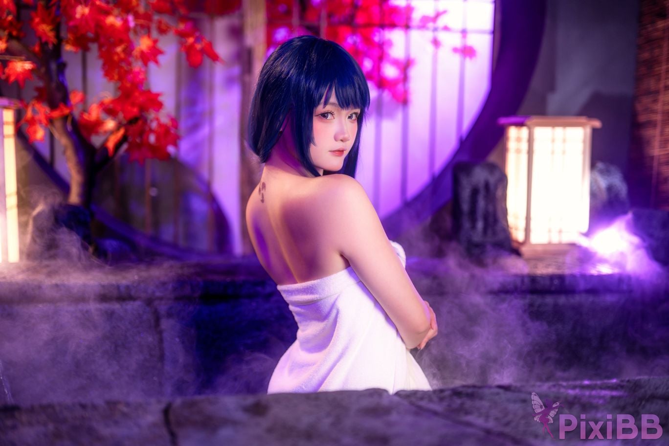 Cosplayer Xiaoyukiko small fish Inazuma Onsen PixiBB.COM 017