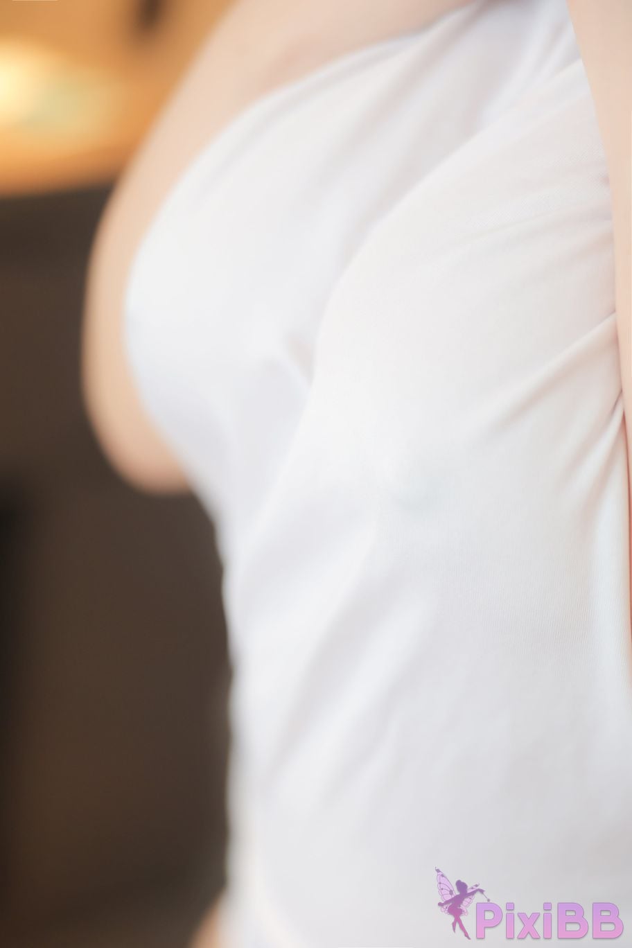 No watermark for in app purchases Dandanbao sexy white T shirt PixiBB.COM 005