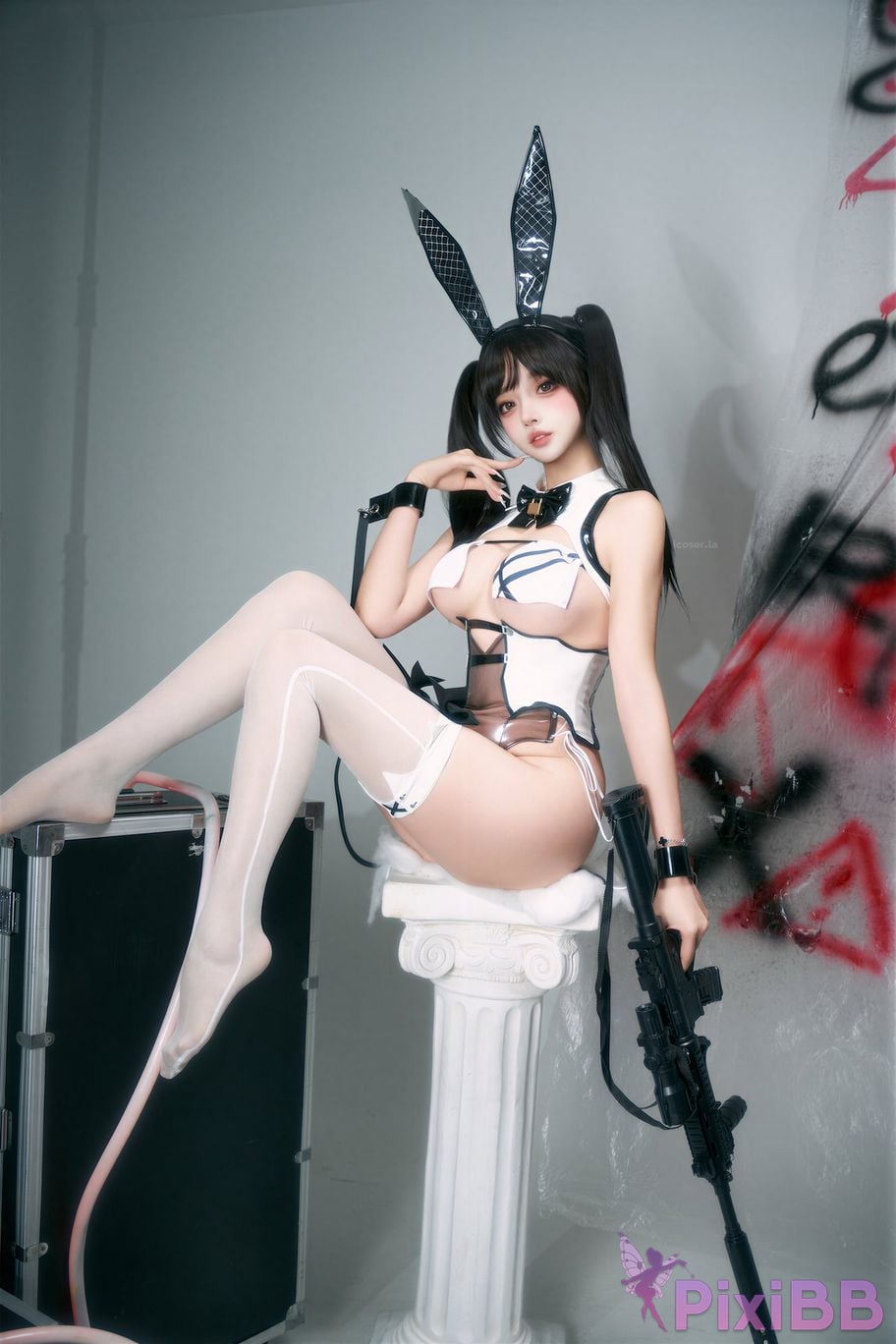 Cosplayer Expired rice noodles Nikke goddess of victory bey sparkle bunny girl PixiBB.COM 027
