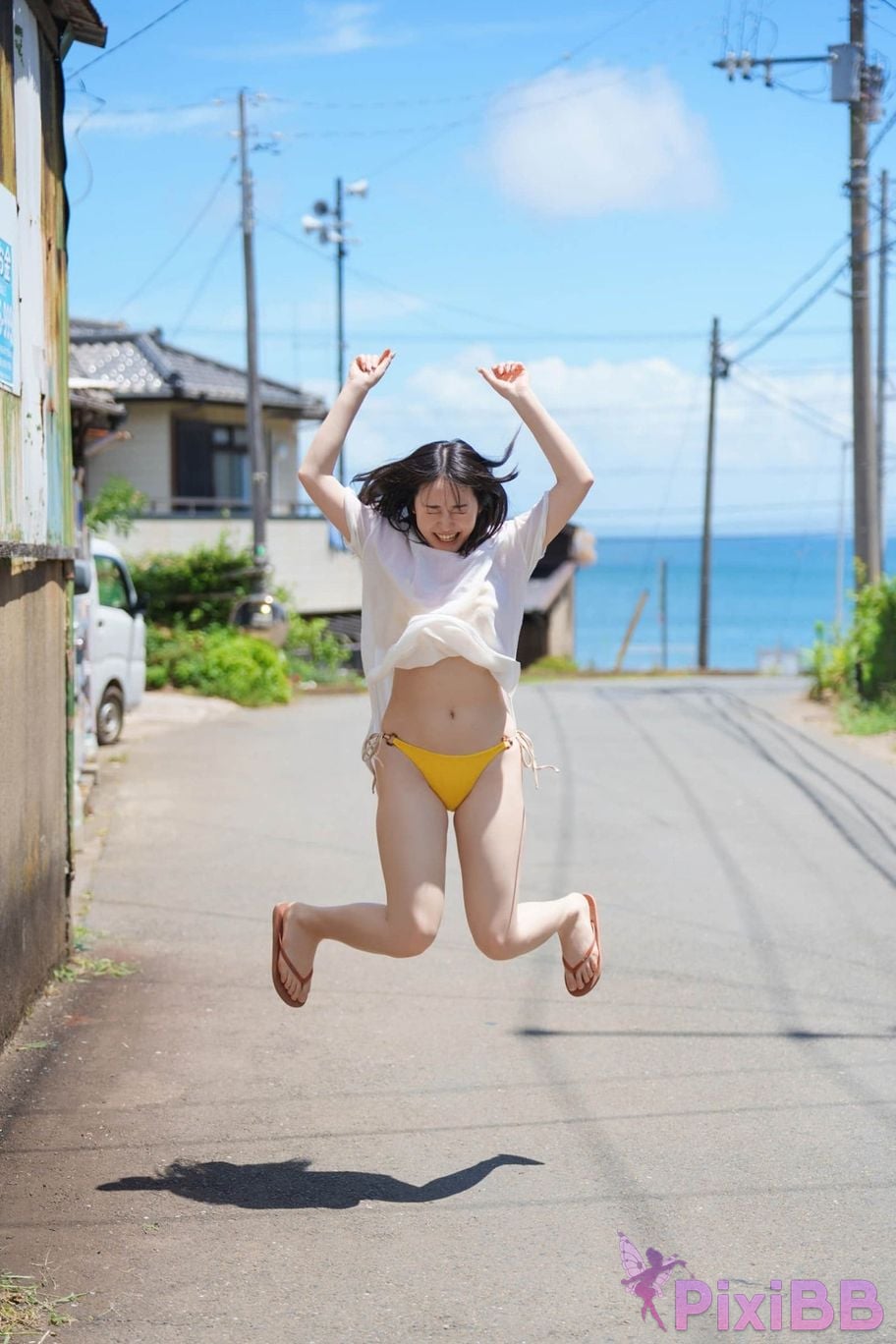 Japanese Idol Miu Shirahama Mito cartoon action digital photo collection you and me summer camp PixiBB.COM 004