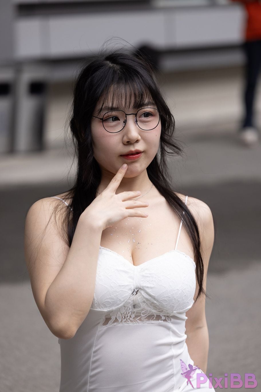 Featured Street Photography Works No.5795 Plump Ke Tang Xiao Yuan black stockings jade feet PixiBB.COM 078