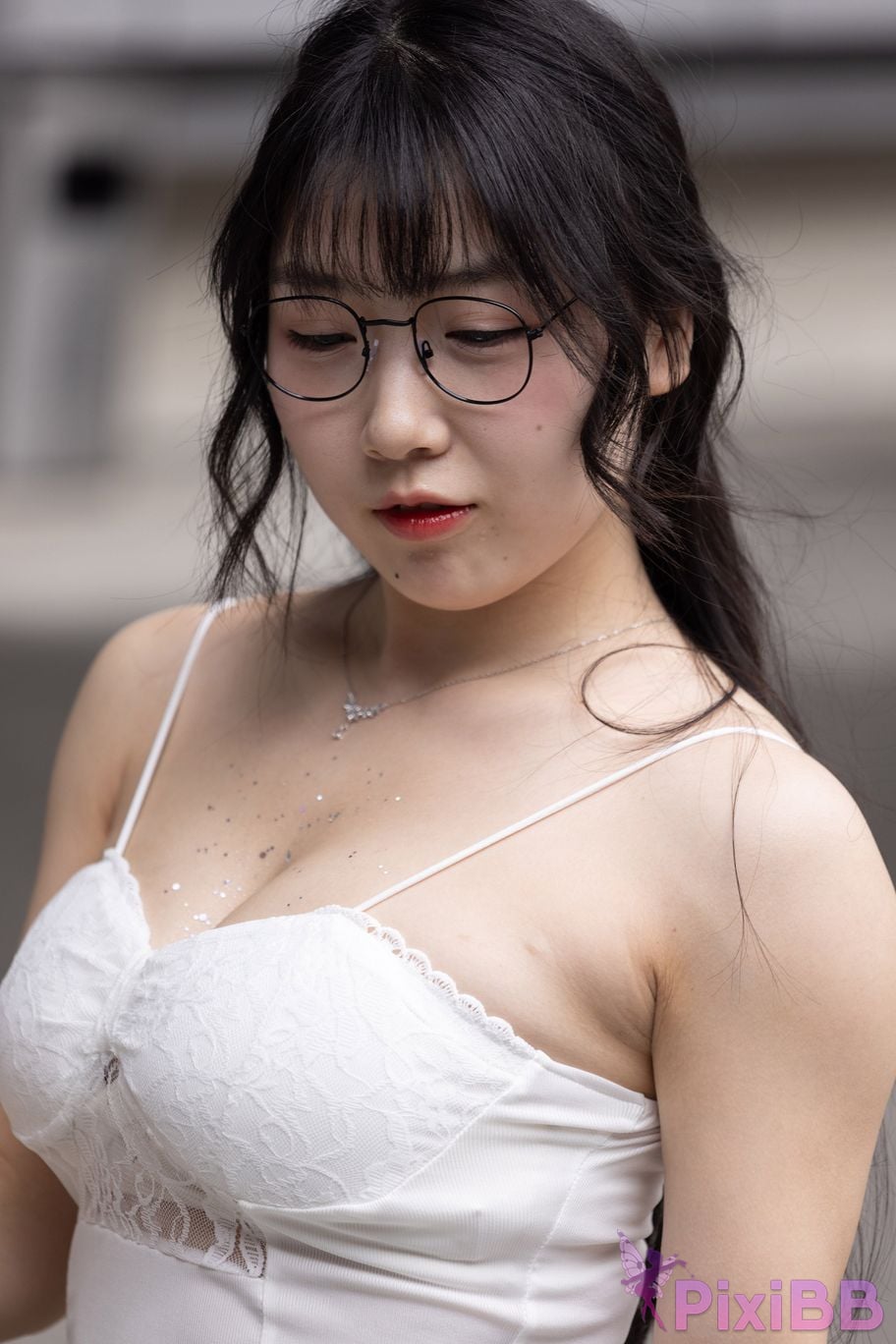 Featured Street Photography Works No.5795 Plump Ke Tang Xiao Yuan black stockings jade feet PixiBB.COM 085