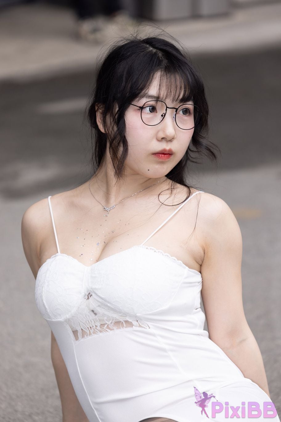 Featured Street Photography Works No.5795 Plump Ke Tang Xiao Yuan black stockings jade feet PixiBB.COM 097