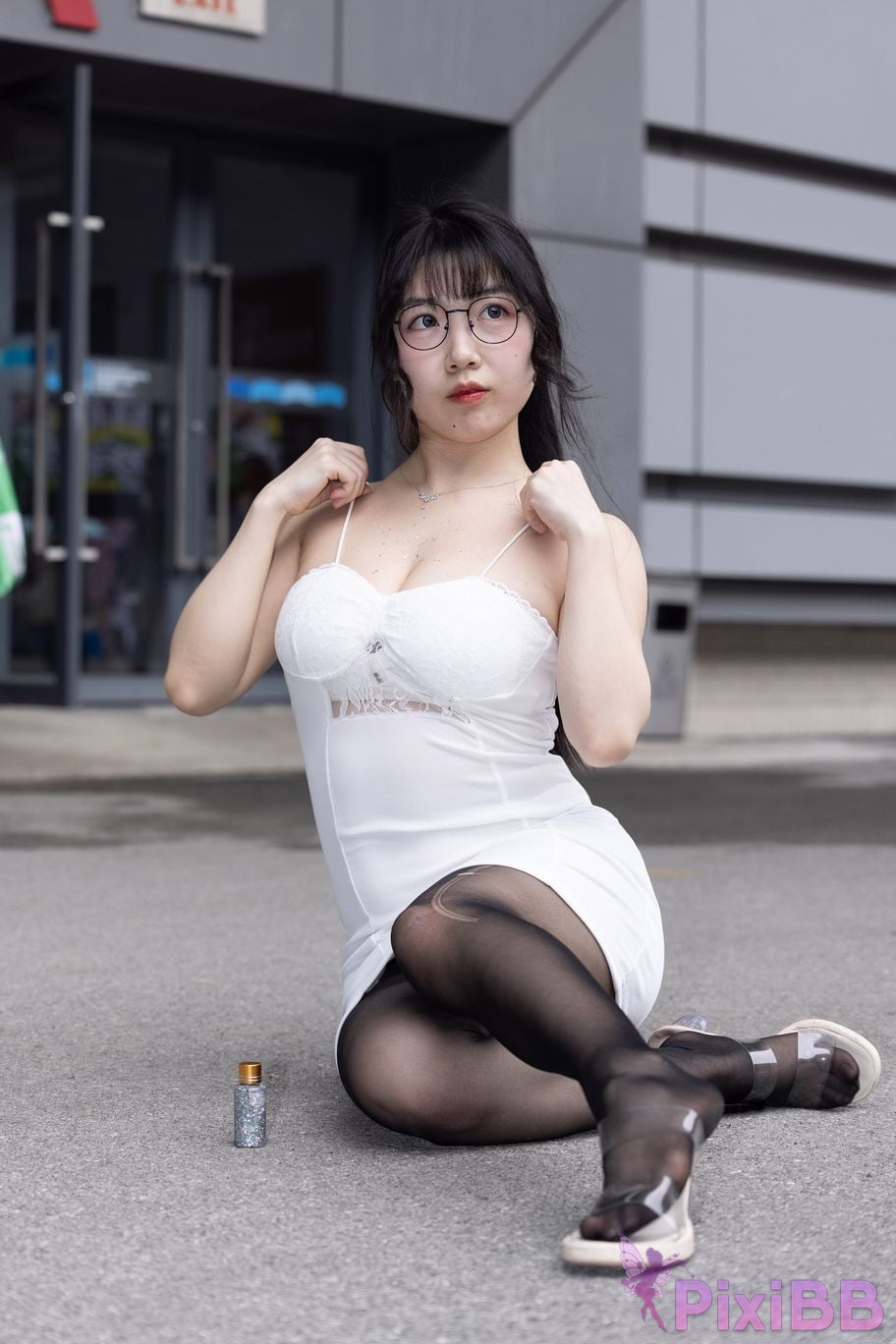 Featured Street Photography Works No.5795 Plump Ke Tang Xiao Yuan black stockings jade feet PixiBB.COM 116