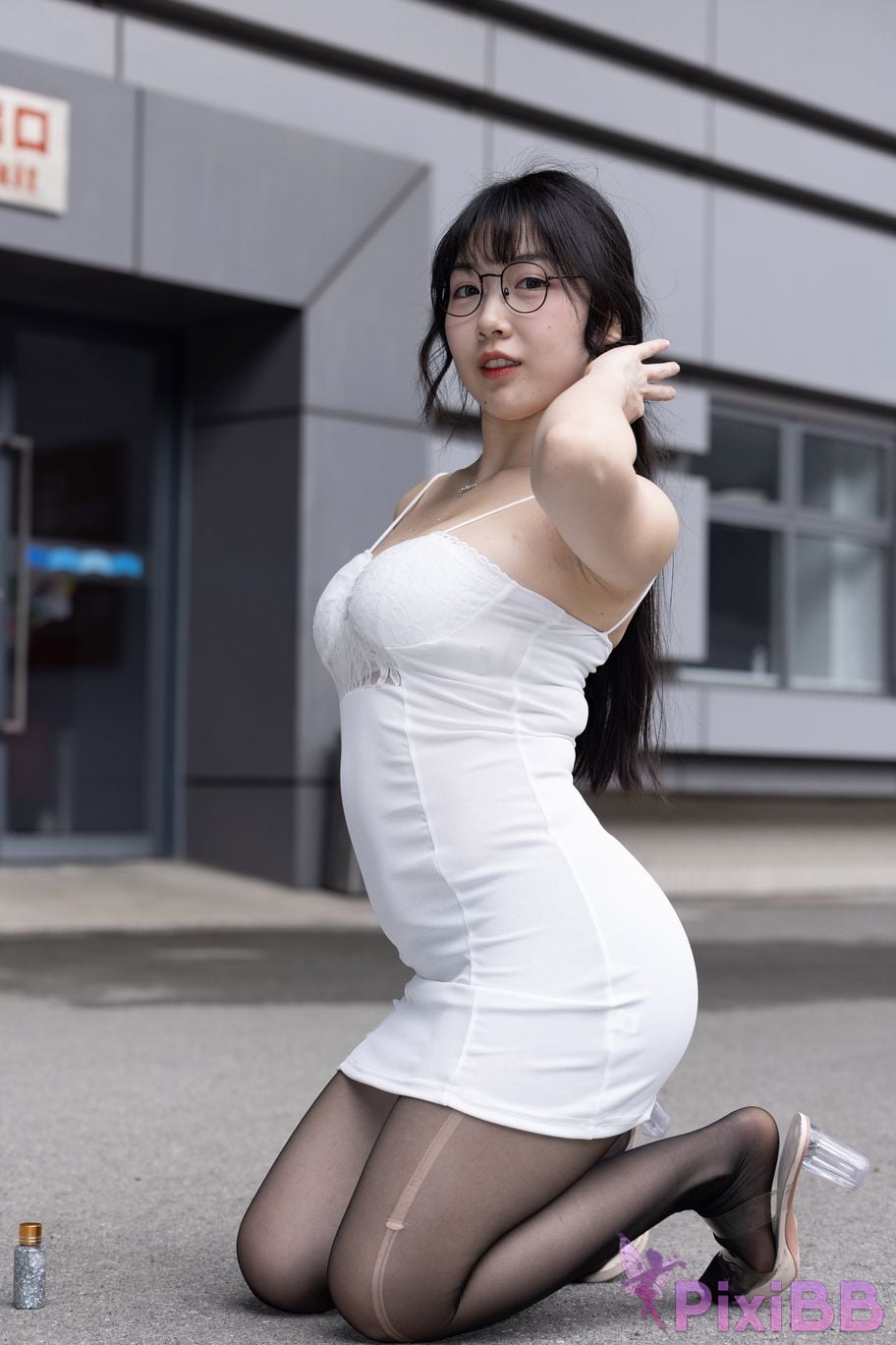 Featured Street Photography Works No.5795 Plump Ke Tang Xiao Yuan black stockings jade feet PixiBB.COM 142