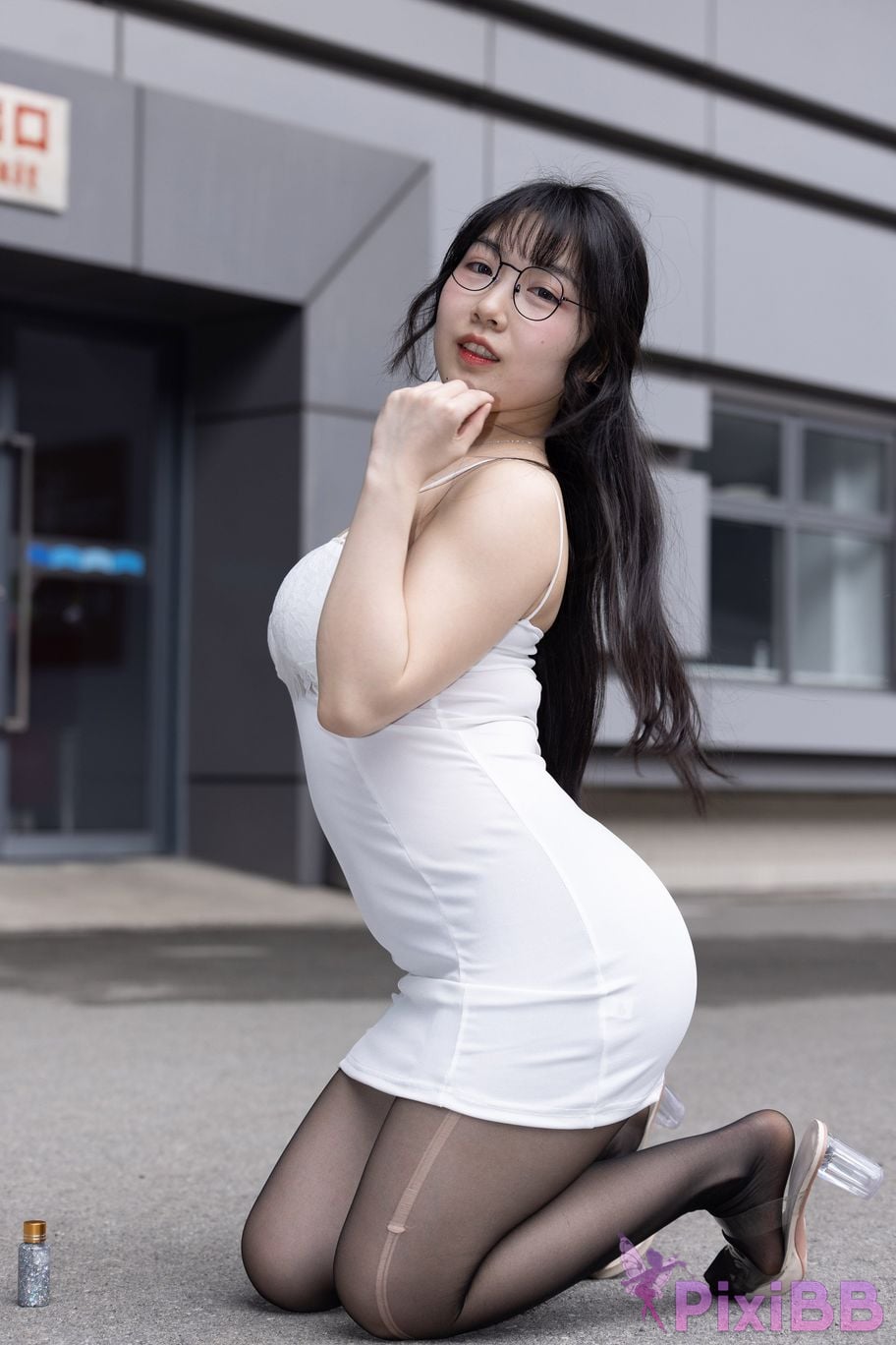 Featured Street Photography Works No.5795 Plump Ke Tang Xiao Yuan black stockings jade feet PixiBB.COM 144