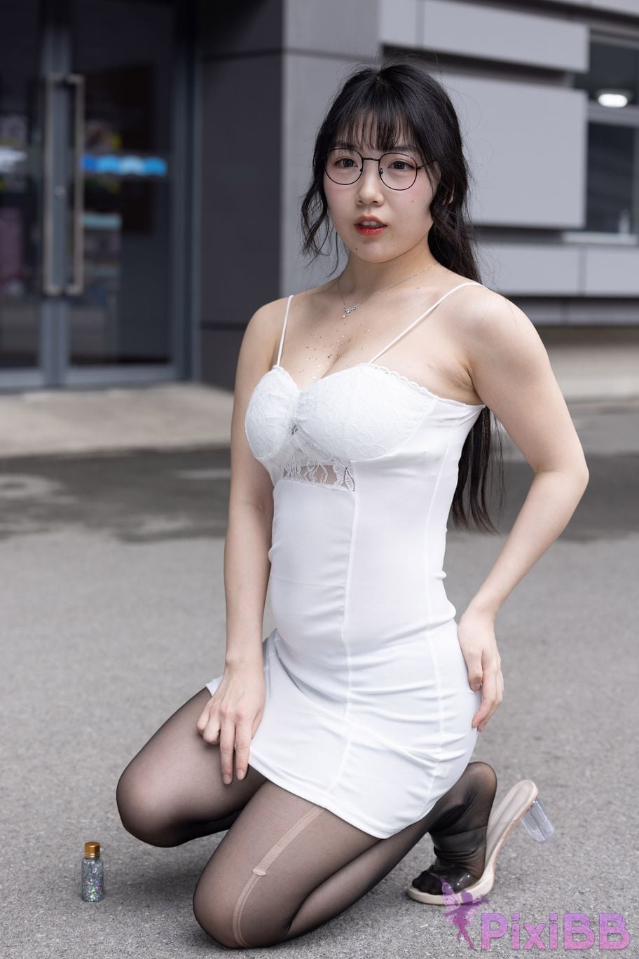 Featured Street Photography Works No.5795 Plump Ke Tang Xiao Yuan black stockings jade feet PixiBB.COM 147