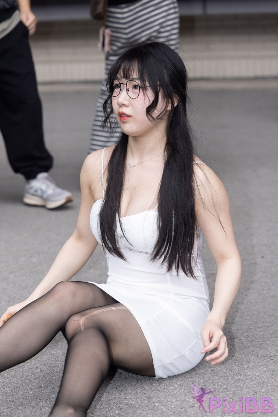 Featured Street Photography Works No.5795 Plump Ke Tang Xiao Yuan black stockings jade feet PixiBB.COM 168