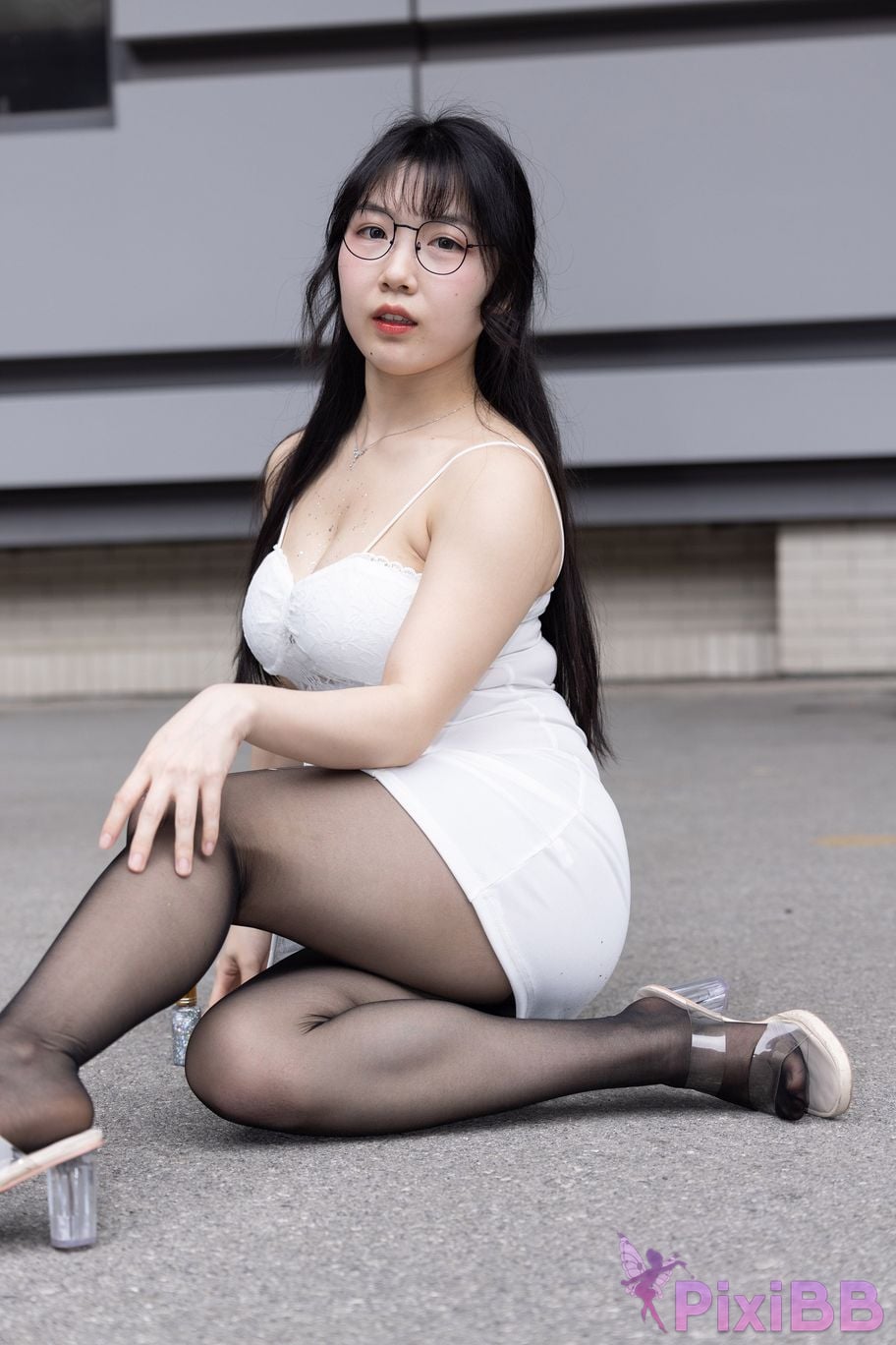 Featured Street Photography Works No.5795 Plump Ke Tang Xiao Yuan black stockings jade feet PixiBB.COM 198