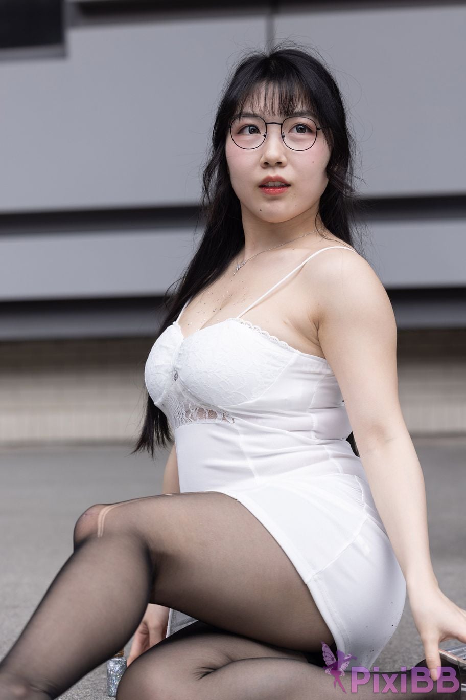 Featured Street Photography Works No.5795 Plump Ke Tang Xiao Yuan black stockings jade feet PixiBB.COM 201