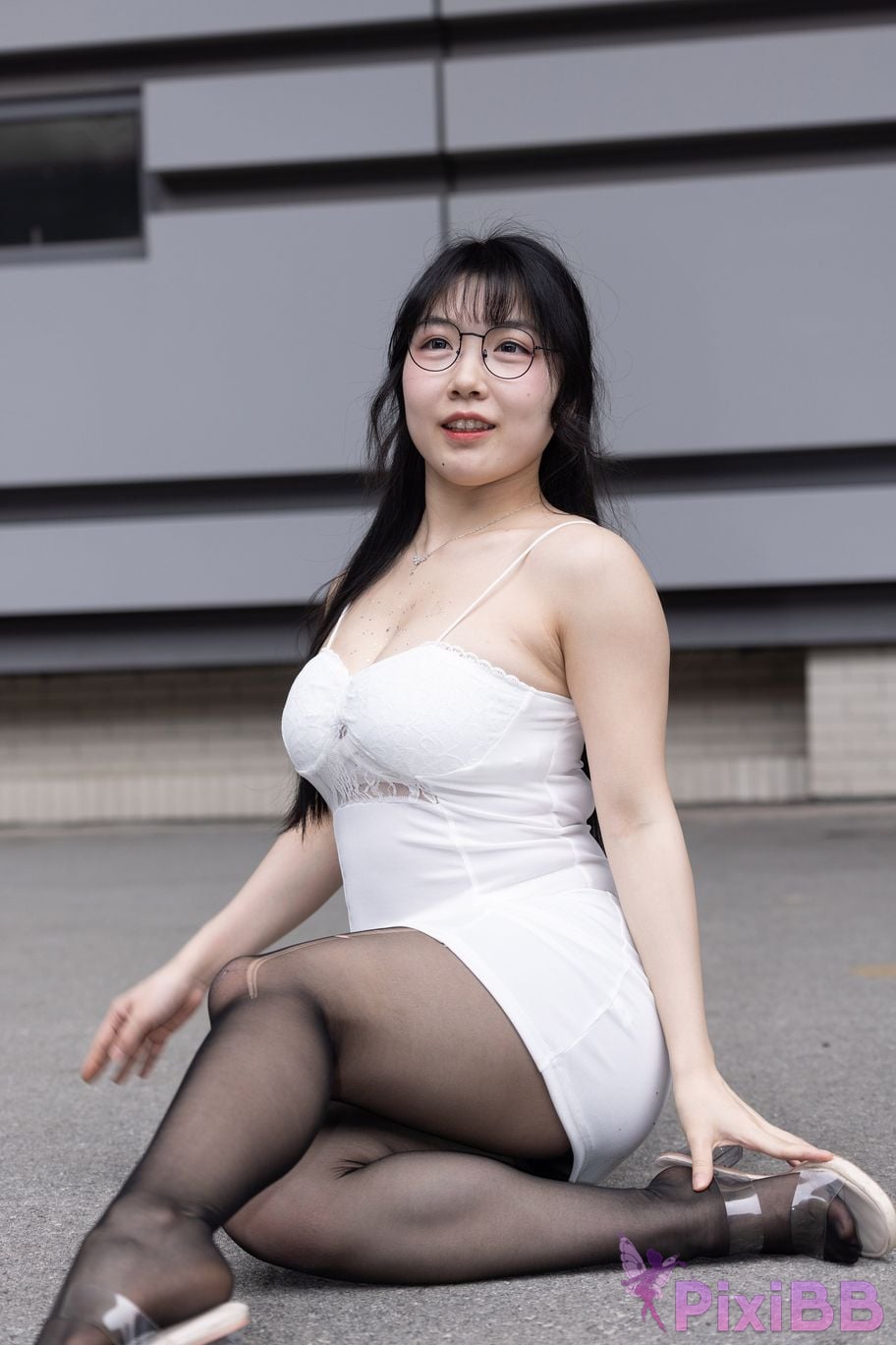 Featured Street Photography Works No.5795 Plump Ke Tang Xiao Yuan black stockings jade feet PixiBB.COM 204