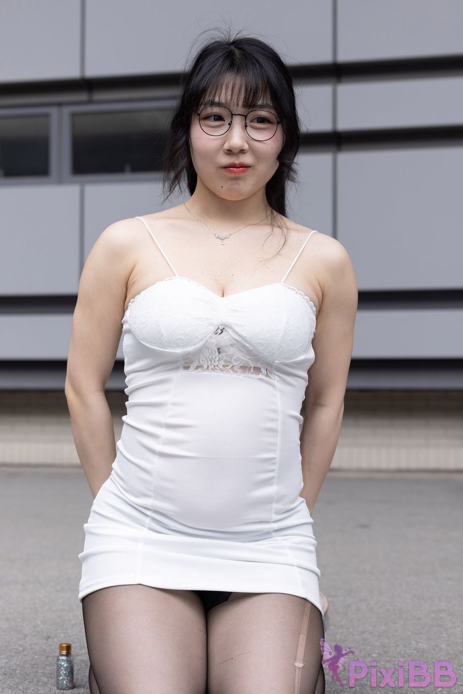 Featured Street Photography Works No.5795 Plump Ke Tang Xiao Yuan black stockings jade feet PixiBB.COM 302
