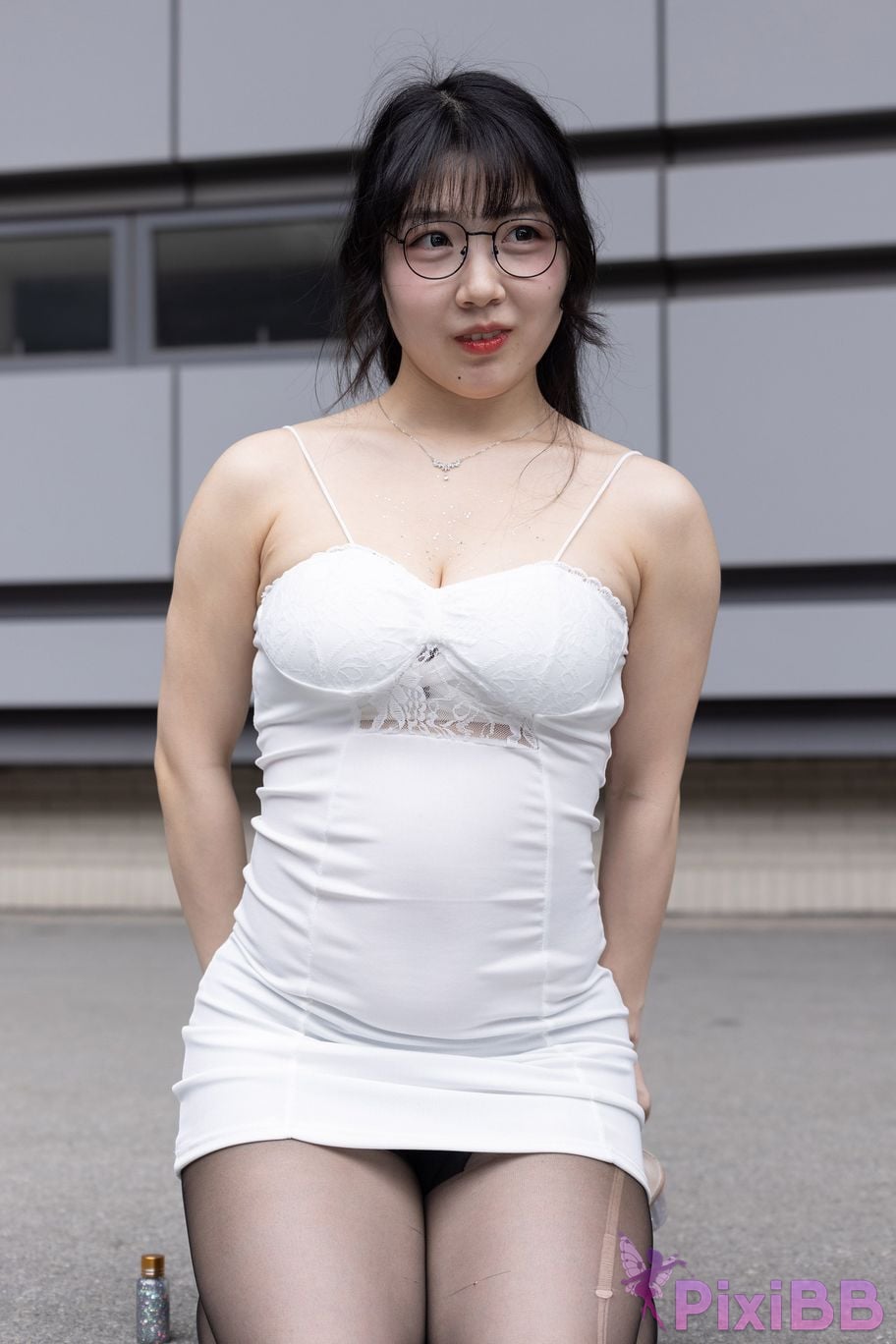 Featured Street Photography Works No.5795 Plump Ke Tang Xiao Yuan black stockings jade feet PixiBB.COM 304