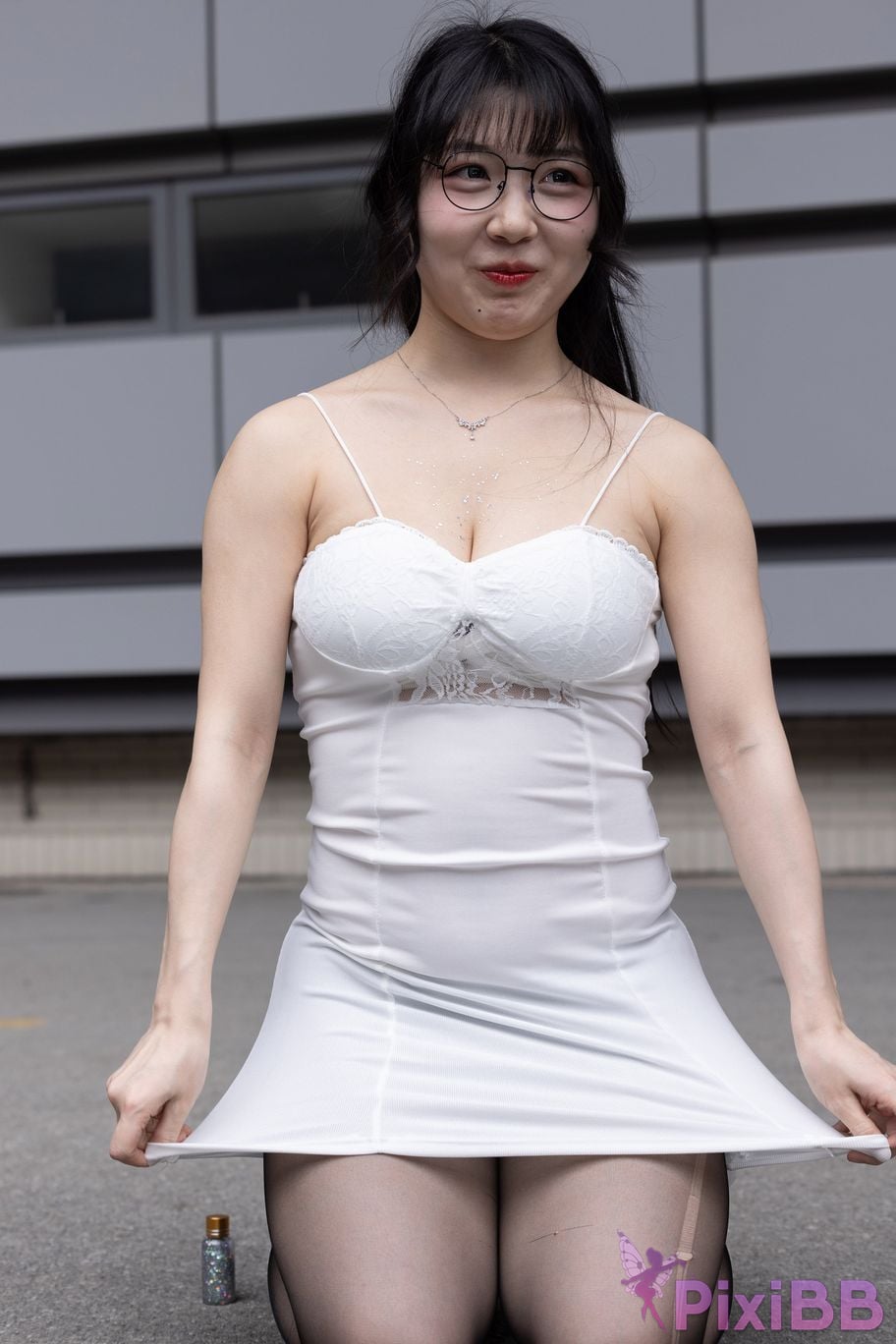 Featured Street Photography Works No.5795 Plump Ke Tang Xiao Yuan black stockings jade feet PixiBB.COM 308