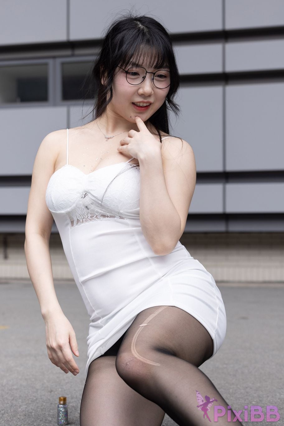 Featured Street Photography Works No.5795 Plump Ke Tang Xiao Yuan black stockings jade feet PixiBB.COM 328