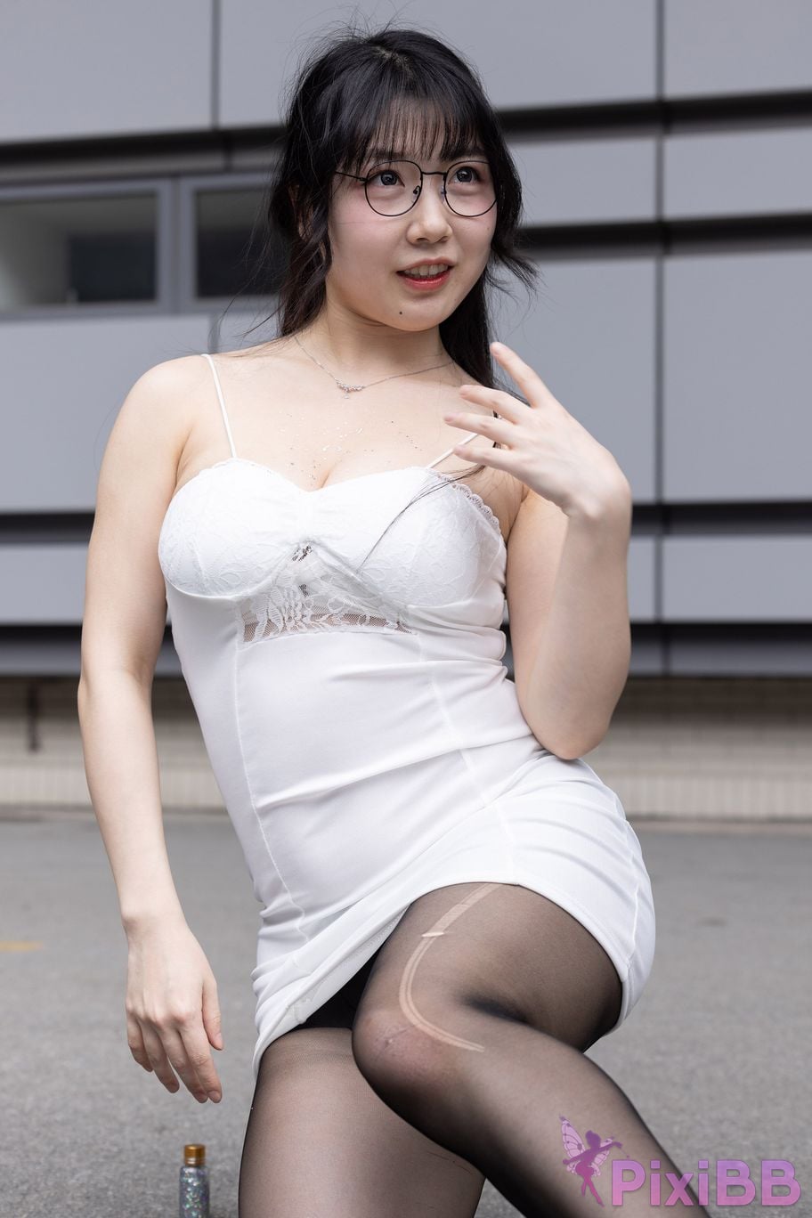 Featured Street Photography Works No.5795 Plump Ke Tang Xiao Yuan black stockings jade feet PixiBB.COM 329