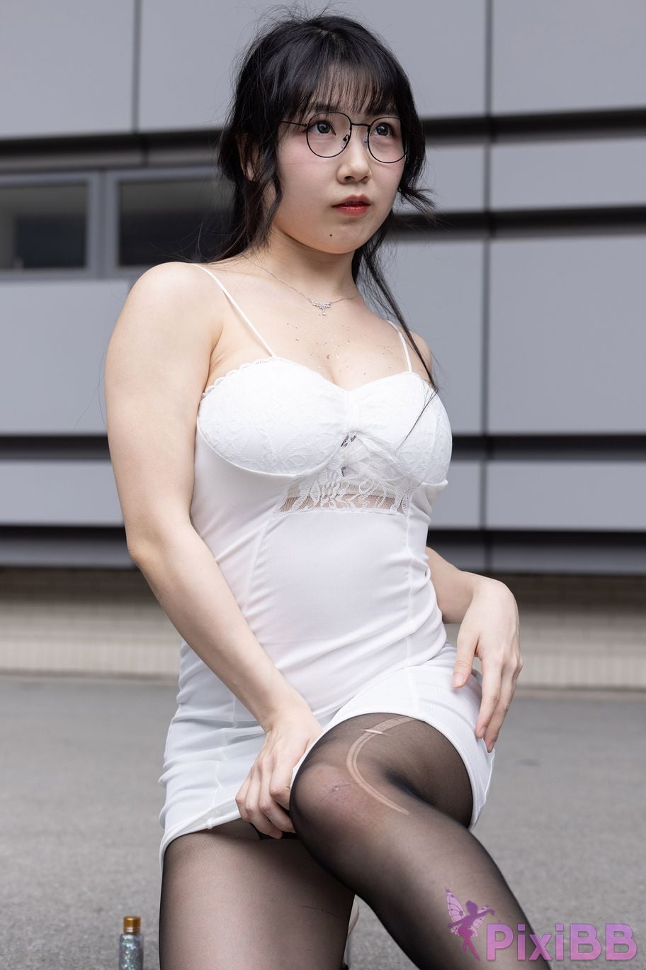 Featured Street Photography Works No.5795 Plump Ke Tang Xiao Yuan black stockings jade feet PixiBB.COM 331