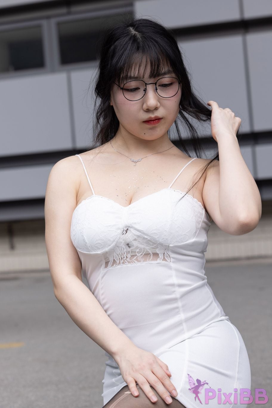 Featured Street Photography Works No.5795 Plump Ke Tang Xiao Yuan black stockings jade feet PixiBB.COM 333