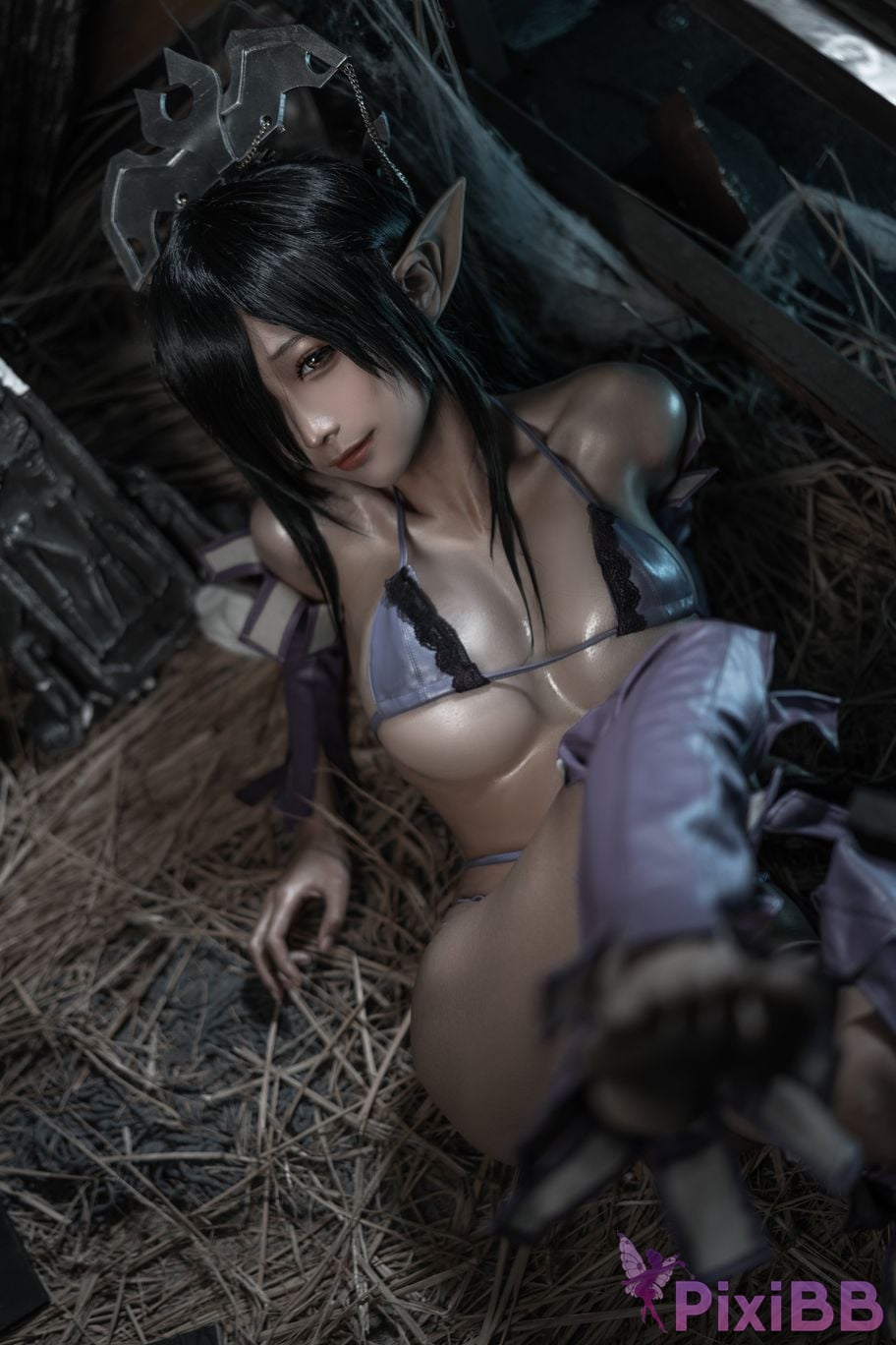Coser chunmomo chunmomo Black Beast Queen PixiBB.COM 031