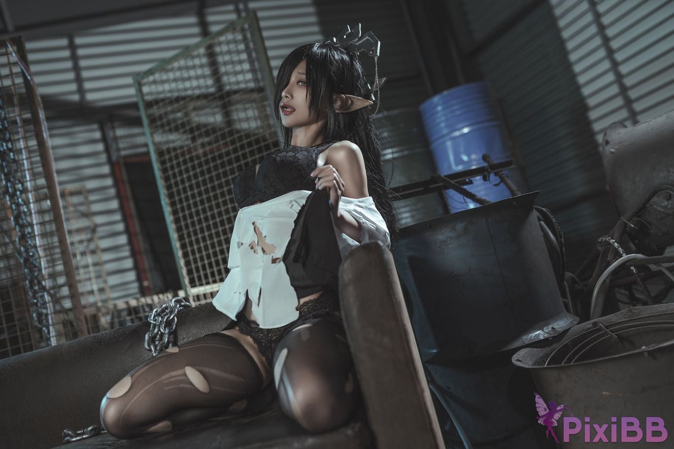 Coser chunmomo chunmomo Black Beast Queen PixiBB.COM 036