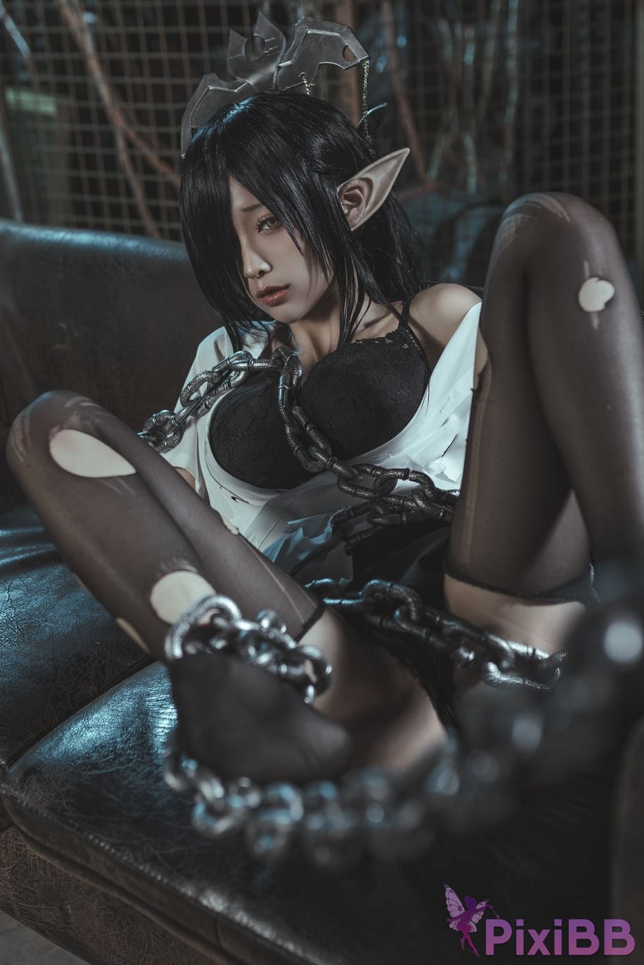Coser chunmomo chunmomo Black Beast Queen PixiBB.COM 050