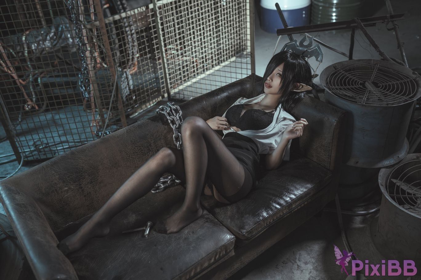 Coser chunmomo chunmomo Black Beast Queen PixiBB.COM 051